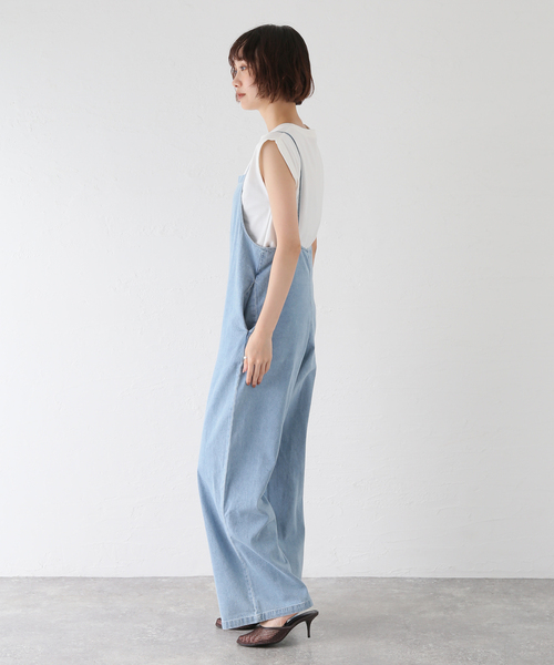 journal standard L'essage(ジャーナルスタンダードレサージュ)の「【BASERANGE/ベースレンジ】YUMI JUMPSUIT ジャンプスーツ(サロペット/オーバーオール・レディース・ブルー系その他・X-SMALL)」の14枚目の写真