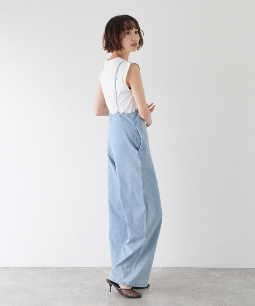 journal standard L'essage(ジャーナルスタンダードレサージュ)の「【BASERANGE/ベースレンジ】YUMI JUMPSUIT ジャンプスーツ(サロペット/オーバーオール・レディース・ブルー系その他・X-SMALL)」の15枚目の写真
