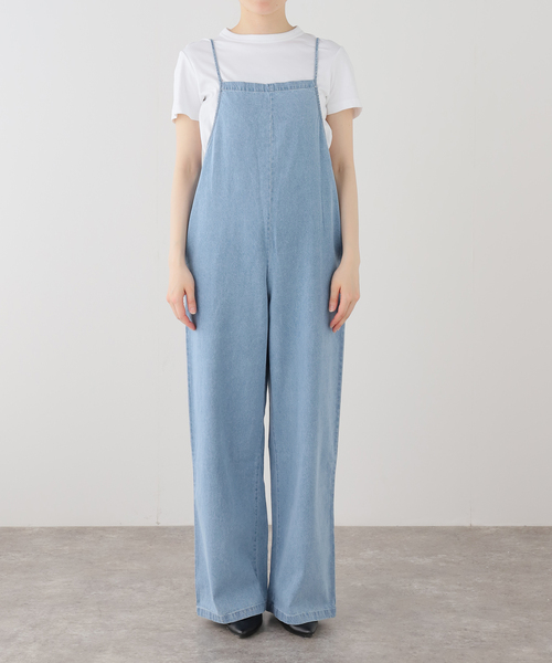 journal standard L'essage(ジャーナルスタンダードレサージュ)の「【BASERANGE/ベースレンジ】YUMI JUMPSUIT ジャンプスーツ(サロペット/オーバーオール・レディース・ブルー系その他・X-SMALL)」の16枚目の写真