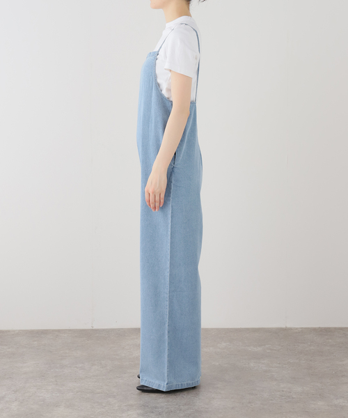 journal standard L'essage(ジャーナルスタンダードレサージュ)の「【BASERANGE/ベースレンジ】YUMI JUMPSUIT ジャンプスーツ(サロペット/オーバーオール・レディース・ブルー系その他・X-SMALL)」の10枚目の写真