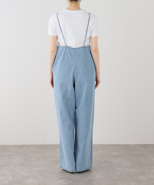 journal standard L'essage(ジャーナルスタンダードレサージュ)の「【BASERANGE/ベースレンジ】YUMI JUMPSUIT ジャンプスーツ(サロペット/オーバーオール・レディース・ブルー系その他・X-SMALL)」の9枚目の写真