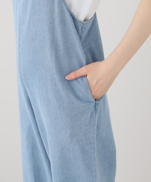 journal standard L'essage(ジャーナルスタンダードレサージュ)の「【BASERANGE/ベースレンジ】YUMI JUMPSUIT ジャンプスーツ(サロペット/オーバーオール・レディース・ブルー系その他・X-SMALL)」の8枚目の写真