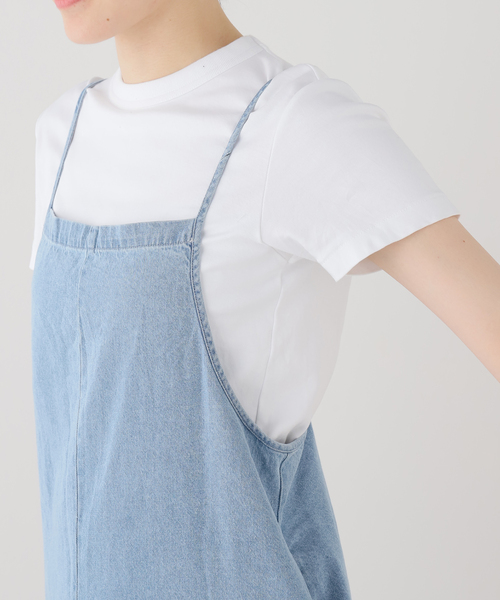 journal standard L'essage(ジャーナルスタンダードレサージュ)の「【BASERANGE/ベースレンジ】YUMI JUMPSUIT ジャンプスーツ(サロペット/オーバーオール・レディース・ブルー系その他・X-SMALL)」の7枚目の写真