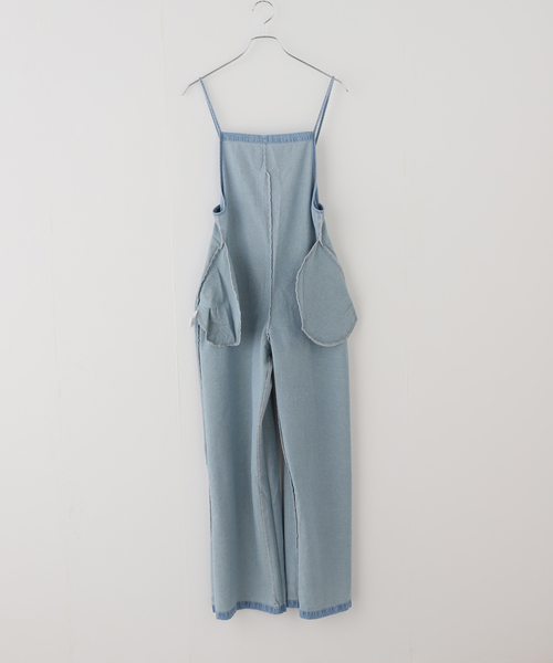 journal standard L'essage(ジャーナルスタンダードレサージュ)の「【BASERANGE/ベースレンジ】YUMI JUMPSUIT ジャンプスーツ(サロペット/オーバーオール・レディース・ブルー系その他・X-SMALL)」の5枚目の写真