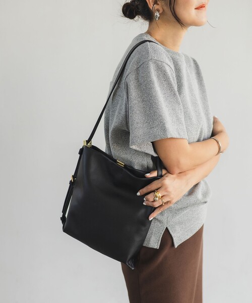 Demi-Luxe BEAMS(デミルクス ビームス)の「PUNTI. / SHADE 3way バッグ(トートバッグ・レディース・ブラウン系その他3/ブラック・ONE SIZE)」の16枚目の写真