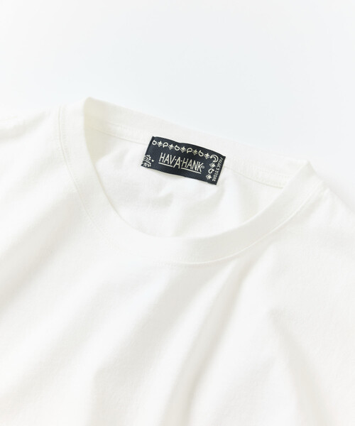 HAV-A-HANK(ハバハンク )の「HAV-A-HANK/ハバハンク HAV-A-HANK×FREAK'S STORE/ハバハンク 別注 バックプリント バンダナデザイン ピグメント クルーネックTシャツ(Tシャツ/カットソー・メンズ・ブラウン/ワインレッド/グリーン/ホワイト/チャコールグレー/ブルー・MEDIUM/LARGE/SMALL)」の17枚目の写真