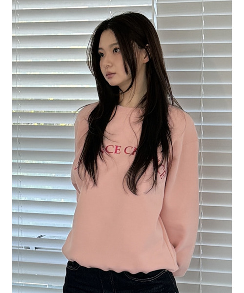 chancechance(チャンスチャンス)の「チャンスチャンス アーチロゴ スウェットシャツ(ピンク/裏起毛)(スウェット・レディース・その他・SMALL/MEDIUM)」の2枚目の写真