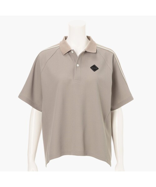 BRIEFING(ブリーフィング)の「【BRIEFING GOLF/ブリーフィングゴルフ】WS LINE POLO RF(Tシャツ/カットソー・レディース・ブラウン系その他2/ホワイト・M/S)」の1枚目の写真