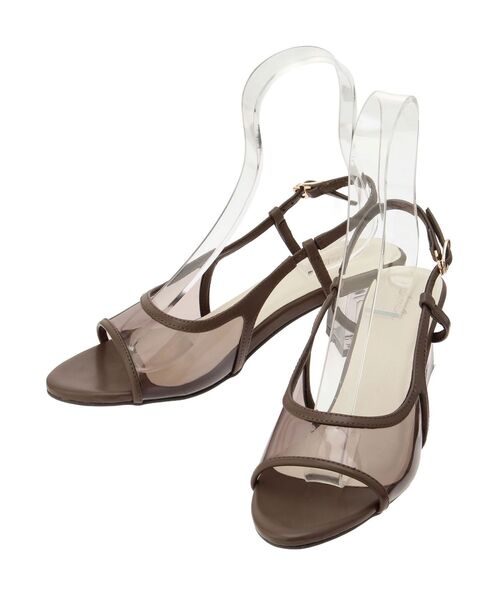 dazzlin（ダズリン）の「PVCパイピングサンダル（サンダル・レディース・アイボリー/ブラウン・MEDIUM/LARGE）」の3枚目の写真