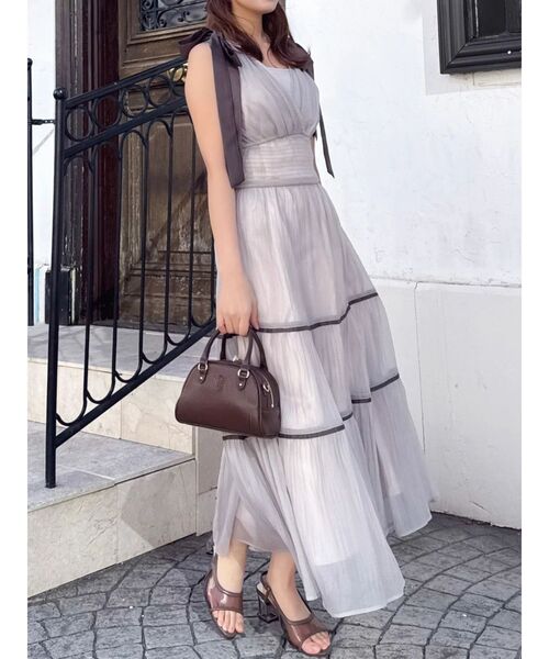 dazzlin（ダズリン）の「PVCパイピングサンダル（サンダル・レディース・アイボリー/ブラウン・MEDIUM/LARGE）」の7枚目の写真