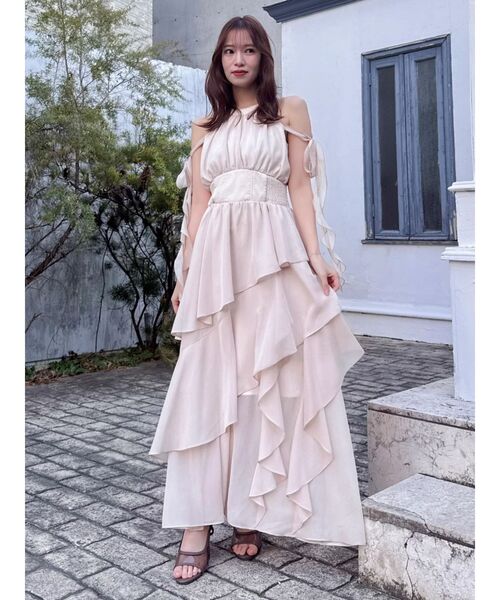 dazzlin（ダズリン）の「PVCパイピングサンダル（サンダル・レディース・アイボリー/ブラウン・MEDIUM/LARGE）」の9枚目の写真