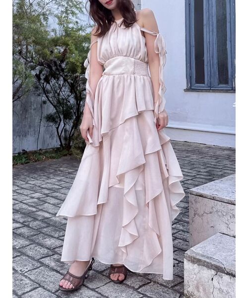 dazzlin（ダズリン）の「PVCパイピングサンダル（サンダル・レディース・アイボリー/ブラウン・MEDIUM/LARGE）」の10枚目の写真