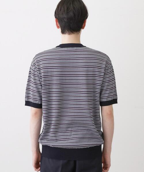 Dessin（デッサン）の「【洗える】日本製ニットTシャツ（Tシャツ/カットソー・メンズ・ブルー系その他4/イエロー系2・03/02）」の13枚目の写真