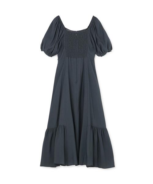 PROPORTION BODY DRESSING（プロポーションボディドレッシング）の「フロントギャザーパフスリーブワンピース / 1216140510（ワンピース・レディース・レッド/ダークグレー・MEDIUM/P/S/SMALL）」の17枚目の写真