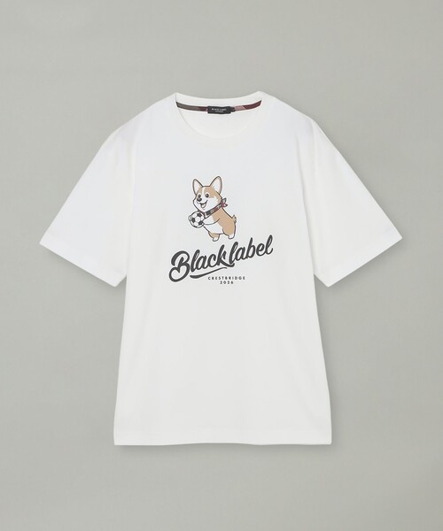 BLACK LABEL CRESTBRIDGE（ブラックレーベル・クレストブリッジ）の「【WEB・一部店舗限定】フットボールコーギーTシャツ（Tシャツ/カットソー・メンズ・ブラック/オフホワイト・S/XL/L/M）」の7枚目の写真