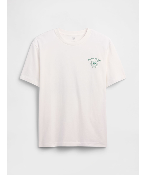 GAP(ギャップ)の「エブリディ ソフト リラックスフィット グラフィックTシャツ(Tシャツ/カットソー・メンズ・オフホワイト・XS/S/M/L/XL)」の5枚目の写真