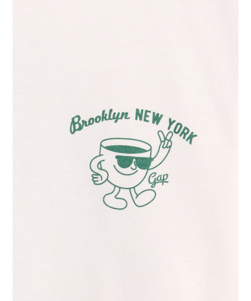 GAP(ギャップ)の「エブリディ ソフト リラックスフィット グラフィックTシャツ(Tシャツ/カットソー・メンズ・オフホワイト・XS/S/M/L/XL)」の6枚目の写真