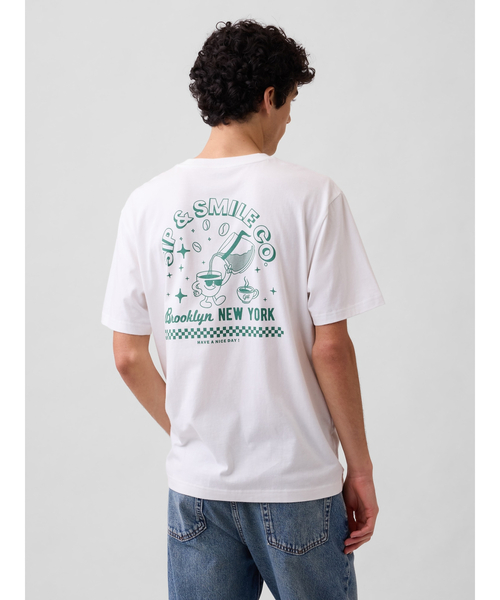 Ebridy Soft Relax Fit Graphic T‑shirt