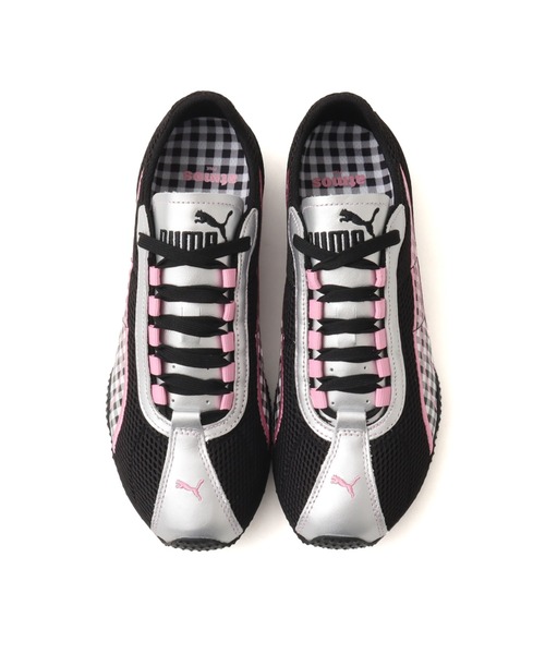 PUMA（プーマ）の「PUMA H-STREET ATMOS PINK PICNIC / プーマ H-ストリート アトモスピンク ピクニック【SP】（スニーカー・レディース・ブラック×シルバー・25.0cm/24.5cm/24.0cm/23.5cm/23.0cm/22.5cm）」の2枚目の写真