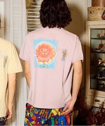 go slow caravan（ゴースローキャラバン）の「メランジェ G D リンガー TEE FLOWERCAT（Tシャツ/カットソー）」