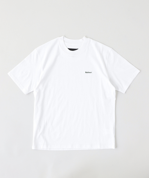 Barbour（バブアー）の「Barbour / バブアー dalton logo os t-shirt（Tシャツ/カットソー・メンズ・ブラック/カーキ/ホワイト/グリーン/ネイビー/ブルー系その他/ブルー・34/36/38/40/42）」の2枚目の写真