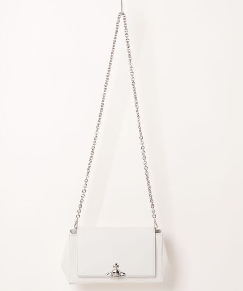 Vivienne Westwood(ヴィヴィアンウエストウッド)の「HAZEL MEDIUM HANDBAG(ショルダーバッグ・レディース・ホワイト・FREE)」の1枚目の写真