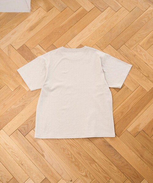 coen(コーエン)の「【汗染み軽減】 立体ロゴ風プリントTシャツ(Tシャツ/カットソー・レディース・ベージュ/オフホワイト/ライトグレー・M/L)」の19枚目の写真