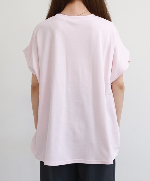 Anna Nicola(アンナニコラ)の「Anna Nicola ロゴ刺繍カットソー(Tシャツ/カットソー・レディース・オフホワイト/ピンク/ライトグリーン・38)」の11枚目の写真