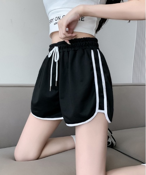 BACKYARD FAMILY(バックヤードファミリー)の「短パン サイドライン ショートパンツ yspants5200(その他パンツ・レディース・グリーン系その他/ブルー/ピンク/グレー/ダークグリーン/レッド/ブラック/パープル・M/S/XL/L)」の2枚目の写真