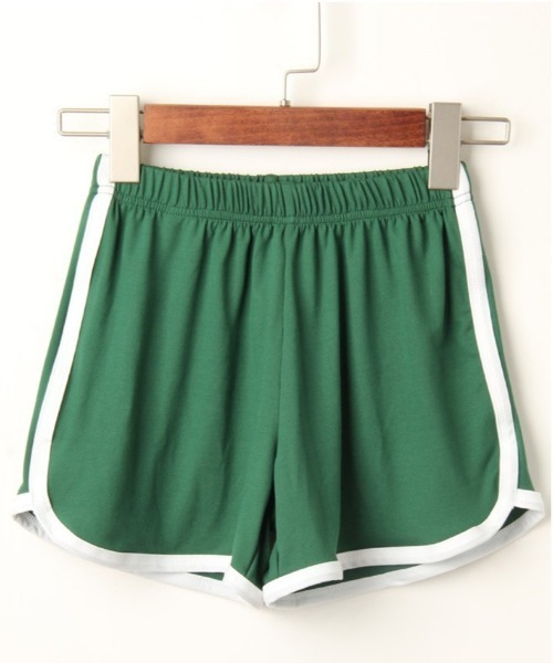 BACKYARD FAMILY(バックヤードファミリー)の「短パン サイドライン ショートパンツ yspants5200(その他パンツ・レディース・グリーン系その他/ブルー/ピンク/グレー/ダークグリーン/レッド/ブラック/パープル・M/S/XL/L)」の1枚目の写真