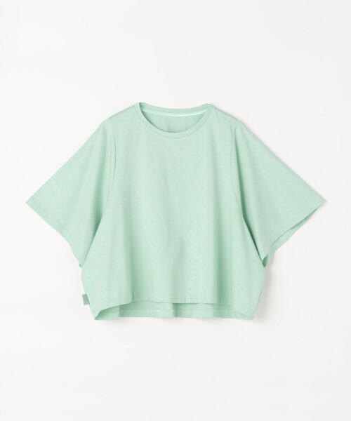 Gabardine K.T(ギャバジンケーティー)の「プレーティング天竺 テントラインプルオーバー(Tシャツ/カットソー・レディース・ブラウン/ブルー/ミント・9号)」の17枚目の写真
