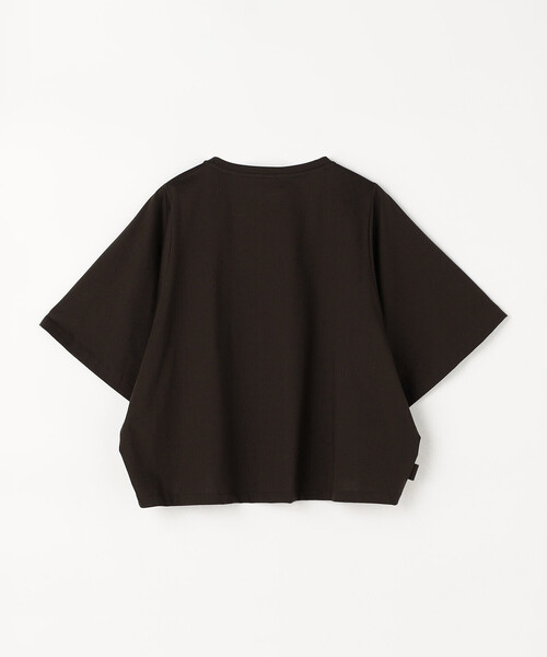 Gabardine K.T(ギャバジンケーティー)の「プレーティング天竺 テントラインプルオーバー(Tシャツ/カットソー・レディース・ブラウン/ブルー/ミント・9号)」の18枚目の写真