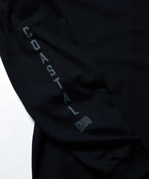 COASTRACK（コーストラック）の「CR Logo LST（Tシャツ/カットソー・メンズ・ブラック×ホワイト/ブラック×グレー/ホワイト×ライトグレー・MEDIUM/LARGE/X-LARGE/XX-LARGE）」の7枚目の写真