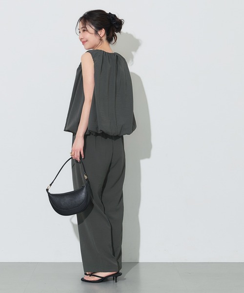 coca(coca)(コカ)の「バルーンノースリーブブラウス(シャツ/ブラウス・レディース・チャコール/ホワイト・L/M/S)」の7枚目の写真
