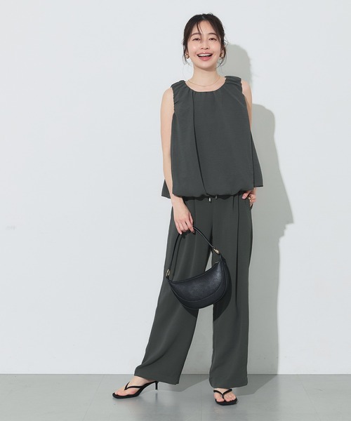 coca(coca)(コカ)の「バルーンノースリーブブラウス(シャツ/ブラウス・レディース・チャコール/ホワイト・L/M/S)」の8枚目の写真