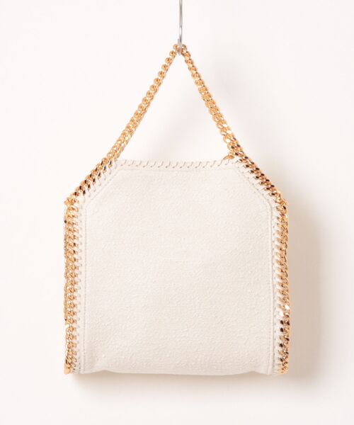 STELLA McCARTNEY(ステラマッカートニー)の「Falabella Charm-Embellished Mini Tote Bag / ファラベラ チャームディテール ミニ トートバッグ(ショルダーバッグ・レディース・ホワイト・ONE SIZE)」の10枚目の写真