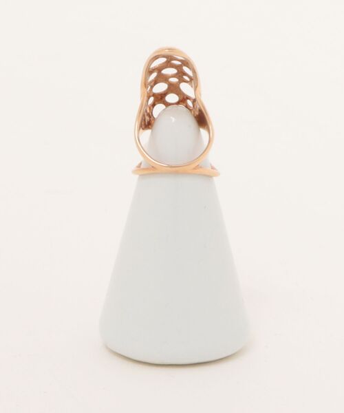 O1Jewerly（オーワンジュエリー）の「【O1jewelry オーワンジュエリー】 レディースリング シルバー925 淡水パール ファランジリング ネイルリング（リング・レディース・ゴールド/シルバー/ピンクゴールド・S/L）」の9枚目の写真