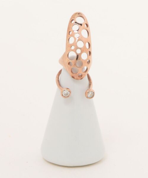 O1Jewerly（オーワンジュエリー）の「【O1jewelry オーワンジュエリー】 レディースリング シルバー925 淡水パール ファランジリング ネイルリング（リング・レディース・ゴールド/シルバー/ピンクゴールド・S/L）」の14枚目の写真