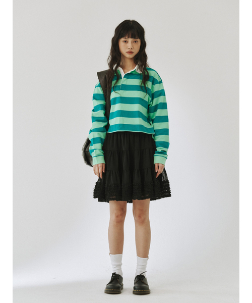 PLZPROJECT（プリーズプロジェクト）の「MESH SKIRT, BLACK（スカート・レディース・その他・FREE）」の2枚目の写真