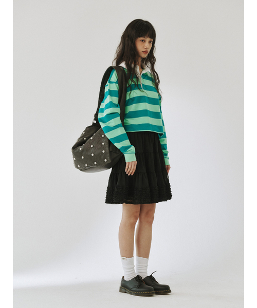 PLZPROJECT（プリーズプロジェクト）の「MESH SKIRT, BLACK（スカート・レディース・その他・FREE）」の3枚目の写真