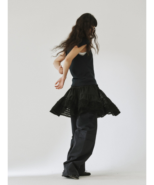 PLZPROJECT（プリーズプロジェクト）の「MESH SKIRT, BLACK（スカート・レディース・その他・FREE）」の6枚目の写真