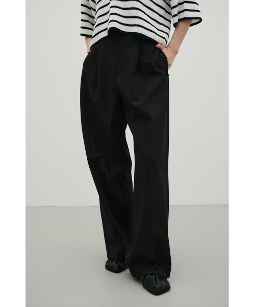 STYLEMIXER(スタイルミキサー)の「バックタックワイドパンツ(スラックス・レディース・ブラック/アイボリー/ブラウン・MEDIUM/SMALL)」の17枚目の写真