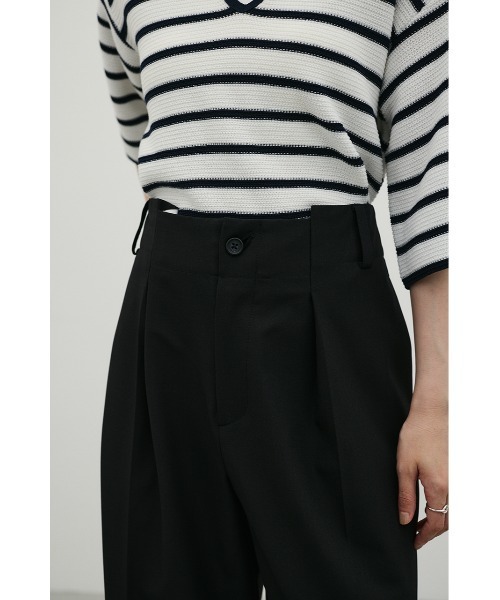 STYLEMIXER(スタイルミキサー)の「バックタックワイドパンツ(スラックス・レディース・ブラック/アイボリー/ブラウン・MEDIUM/SMALL)」の21枚目の写真