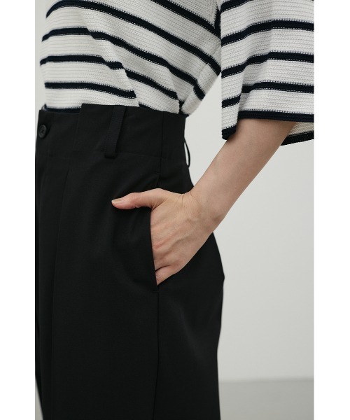 STYLEMIXER(スタイルミキサー)の「バックタックワイドパンツ(スラックス・レディース・ブラック/アイボリー/ブラウン・MEDIUM/SMALL)」の22枚目の写真
