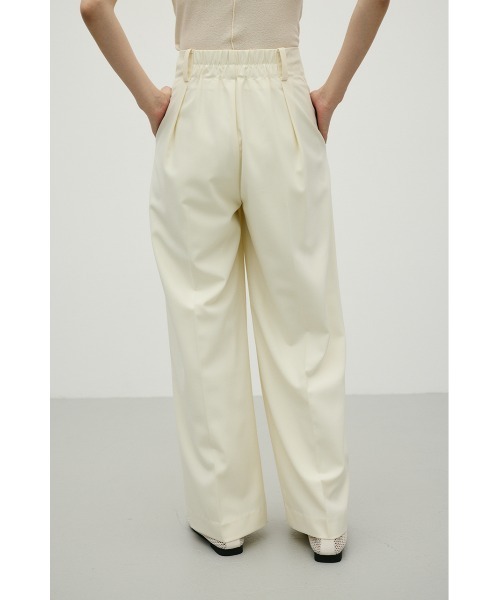 STYLEMIXER(スタイルミキサー)の「バックタックワイドパンツ(スラックス・レディース・ブラック/アイボリー/ブラウン・MEDIUM/SMALL)」の9枚目の写真