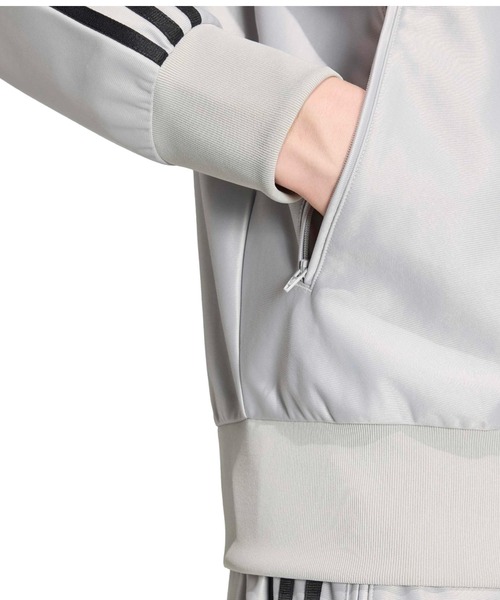 adidas(アディダス)の「adidas FIREBIRD METALLIC TRACK TOP / アディダス ファイヤーバード メタリック トラックトップ(ジャージ・メンズ・グレー・L/M/S/3XL/XXL/XL)」の5枚目の写真