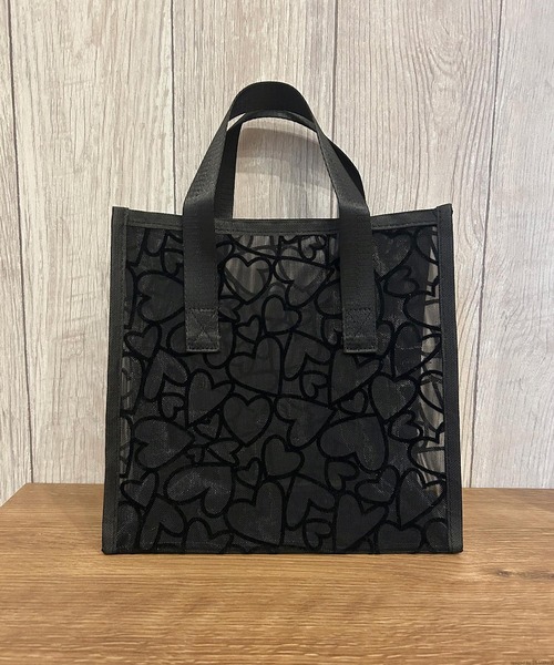 Mignonjour(ミニョンジュール)の「Mignonjour/メッシュバッグ(小) M2940(ハンドバッグ・レディース・ブラック/ベージュ/その他2/その他1・FREE)」の5枚目の写真