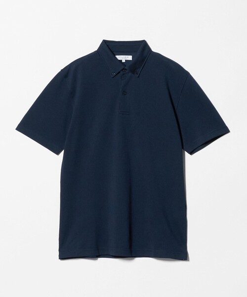 A DAY IN THE LIFE UNITED ARROWS(アデイインザライフユナイテッドアローズ)の「-吸水速乾-サーフニット ボタンダウン ポロシャツ<A DAY IN THE LIFE>(ポロシャツ・メンズ・ネイビー/コバルトブルー/ホワイト・L/M/S/XL)」の14枚目の写真