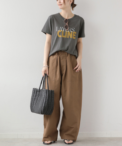 JOURNAL STANDARD relume(ジャーナルスタンダード レリューム)の「CLINEポップロゴTEE(Tシャツ/カットソー・レディース・ライトグリーン/チャコールグレー/ホワイト・FREE)」の11枚目の写真