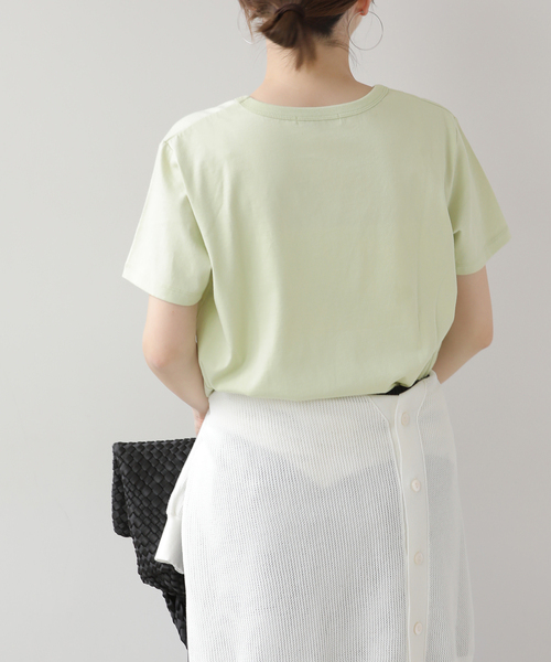 JOURNAL STANDARD relume(ジャーナルスタンダード レリューム)の「CLINEポップロゴTEE(Tシャツ/カットソー・レディース・ライトグリーン/チャコールグレー/ホワイト・FREE)」の22枚目の写真